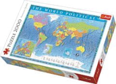 Trefl Rejtvény A világ politikai térképe 2000 darab