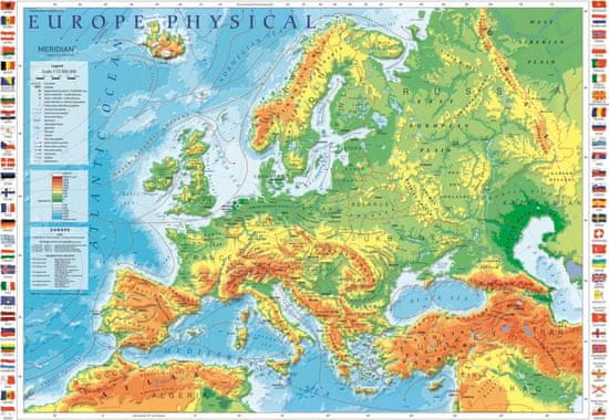 Trefl Európa kirakós térképe 1000 db