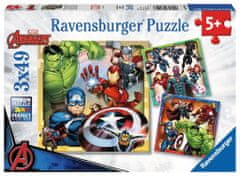 Ravensburger Bosszúállók puzzle 3x49 darab