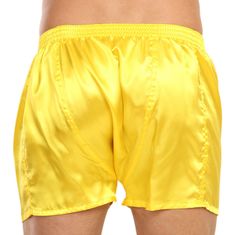 Styx Sárga szatén férfi klasszikus boxeralsó klasszikus gumi (C1068) - méret XL