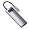 Metal Gleam HUB adapter USB-C - 3x USB, szürke