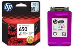 HP 650 CZ102AE, színes tintapatron