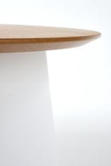Halmar Kerek kisasztal Azzura - natúr / fehér