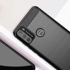 MG Carbon Case Flexible szilikon tok Motorola Moto G50, fekete