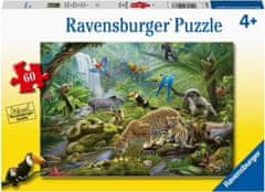 Ravensburger Rejtvény Állatok az esőerdőben 60 db