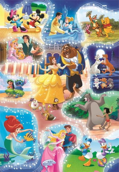 Clementoni A Disney varázslatos világa puzzle 104 darab