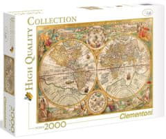 Clementoni Rejtvény A világ történelmi térképe 2000 darab