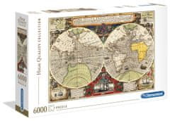 Clementoni Puzzle Ősi tengeri térkép 6000 db