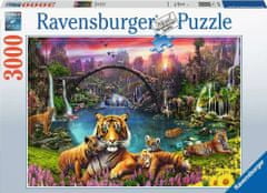 Ravensburger Puzzle Tigers in Paradise 3000 darab