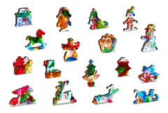Wooden city Fa puzzle karácsonyi hóvirág 2 az 1-ben, 1010 darab ECO