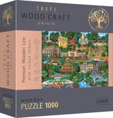 Trefl Wood Craft Origin puzzle Franciaország híres helyei 1000 darab