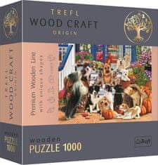 Trefl Wood Craft Origin puzzle Kutya barátság 1000 db