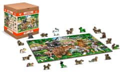 Wooden city Fa puzzle Óvoda a tanyán 2 az 1-ben 300 darab ECO