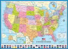 EuroGraphics Puzzle Az USA politikai térképe 1000 db