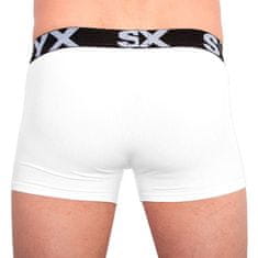 Styx 3PACK Nagyméretű fehér férfi boxeralsó sport gumi (R10616161) - méret 4XL