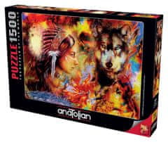 AnaTolian Lány és farkas puzzle 1500 darab