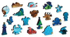 Wooden city Fa puzzle Diver's Paradise 2 az 1-ben, 100 darab ECO