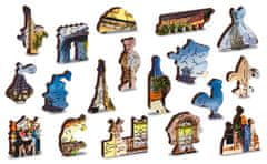 Wooden city Fa puzzle Reggeli Párizsban 2 az 1-ben 300 darab ECO