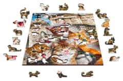 Wooden city Fa puzzle Kittens in London 2 in 1, 75 db ECO