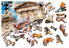 Wooden city Fa puzzle Kittens in London 2 in 1 300 ECO