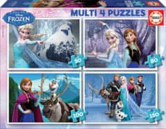 EDUCA Puzzle Ice Kingdom 4 az 1-ben (50,80,100,150 darab)
