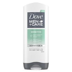 Dove Men+Care Sensitive (3 in 1 Shower Gel) férfi tusfürdő (Mennyiség 400 ml)