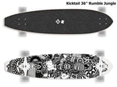 longboard Cut Kicktail 36 Rumble Jungle