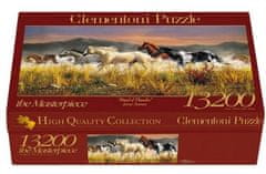 Clementoni Puzzle Vad lovak - Mennydörgő csorda 13200 db