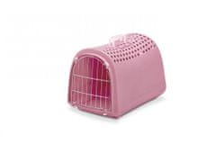 IMAC Kutya- és macskaszállító-doboz, műanyag, rózsaszín 50x32x34,5 cm