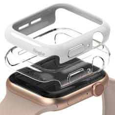 RINGKE Ringke Slim Watch Case 2x védőtok Apple Watch 4 40mm/Watch 5 40mm/Watch 6 40mm/Watch SE órához KP14174 fehér