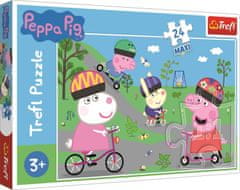 Trefl Puzzle Peppa Pig: Aktív nap MAXI 24 db