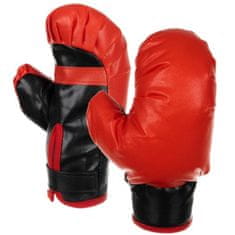 MG Punching Ball gyerek box zsák és box kesztyű, piros