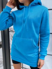 Dstreet női pulóver motorháztetővel Invis könnyű kék S