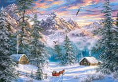 Castorland Puzzle Christmas Mountains 1000 db