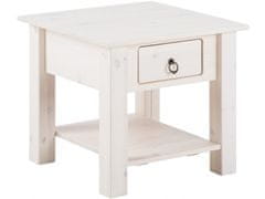 Danish Style Inge dohányzóasztal, 50 cm, fehér