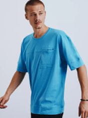 Dstreet férfi alap póló Lam kék M
