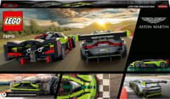 LEGO Speed Champions 76910 Aston Martin Valkyrie AMR Pro és Aston Martin Vantage GT3