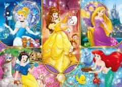 Clementoni Zseniális puzzle Disney hercegnők: Mesevilágok 104 darab