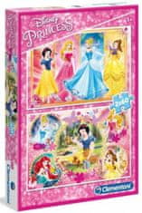 Clementoni Rejtvény Disney hercegnők: Barátok 2x60 db