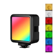 Puluz RGB LED lámpa fényképezőgéphez, fekete