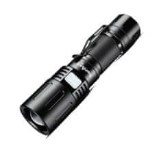 Superfire X60-T LED zseblámpa 1500lm, fekete