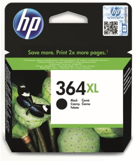 HP 364 XL Tintapatron, Fekete