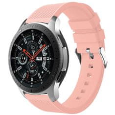 4wrist Szilikon szíj Samsung Galaxy Watch-hoz 6/5/4 - Rózsaszín