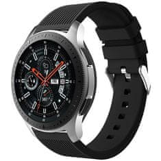 4wrist Szilikon szíj Samsung Galaxy Watch-hoz 6/5/4 - Fekete