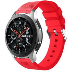 4wrist Szilikon szíj Samsung Galaxy Watch-hoz 6/5/4 - Piros