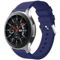 4wrist Szilikon szíj Samsung Galaxy Watch-hoz - Midnight Blue 22 mm