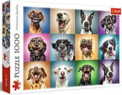 Trefl Vicces kutyaportrék puzzle, 1000 darabos
