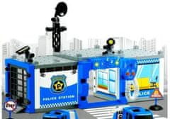 Lean-toys Akkumulátoros rendőrőrs + súrlódó autók