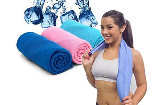 CoolCeny Hűtős törölköző - Kényeztesse el magát, a nyári jeges frissítővel! - Rózsaszín