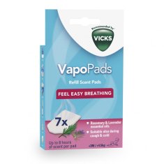 Vicks VAPOPADS VBR7, Rozmaring és levendula illatú utántöltő párásítókhoz, 7db